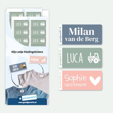 Kledingstickers