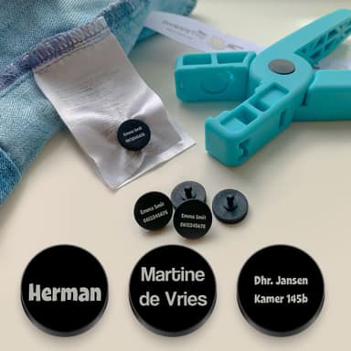 Kledingtag Set